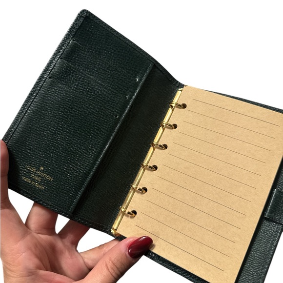 Louis Vuitton Green Taiga leather Agenda - Picture 6 of 6